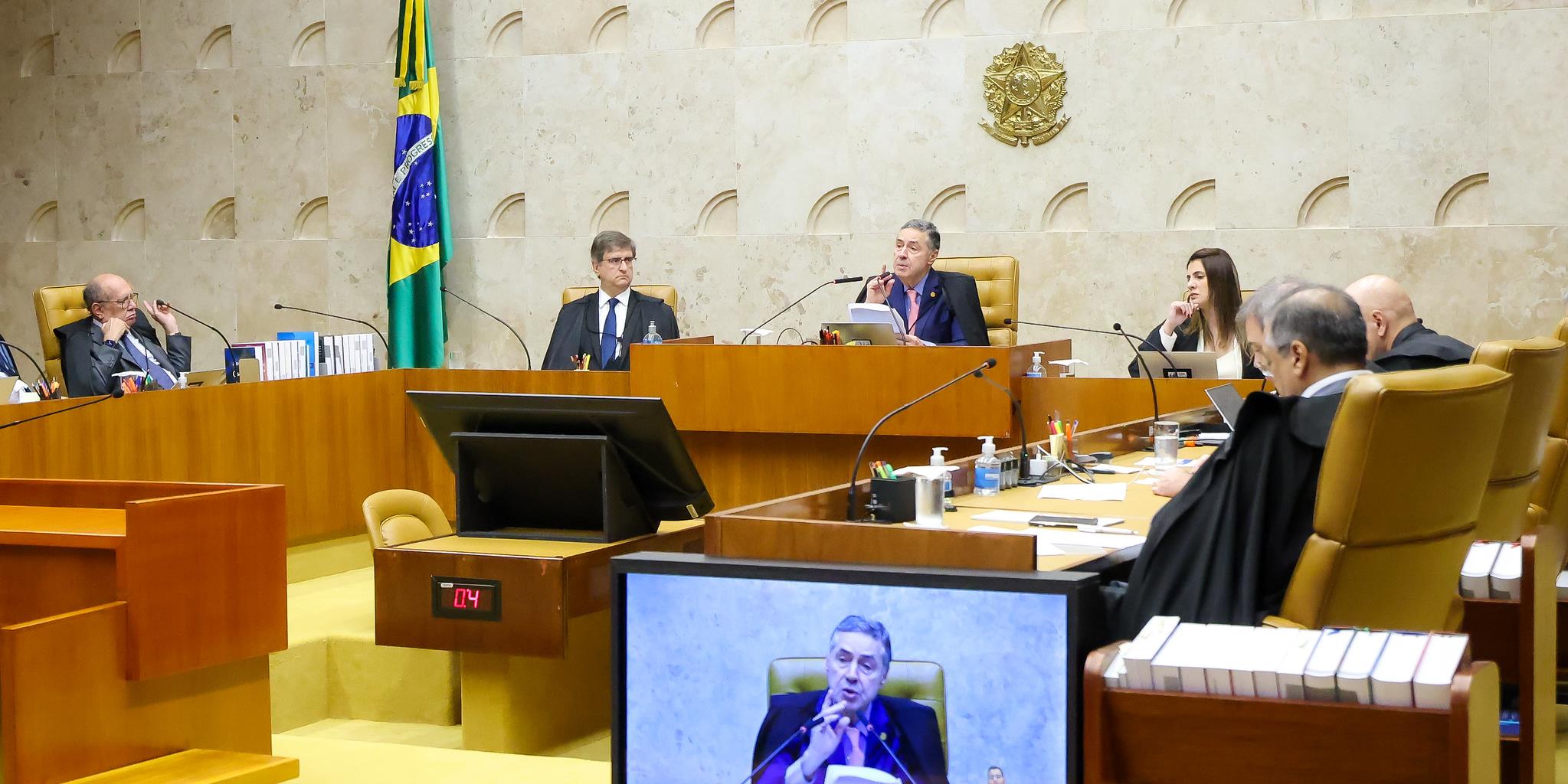 El presidente Luís Roberto Barroso hace balance y anuncia que el Supremo Tribunal Federal de Brasil tiene la menor pendencia de procesos en 30 a...